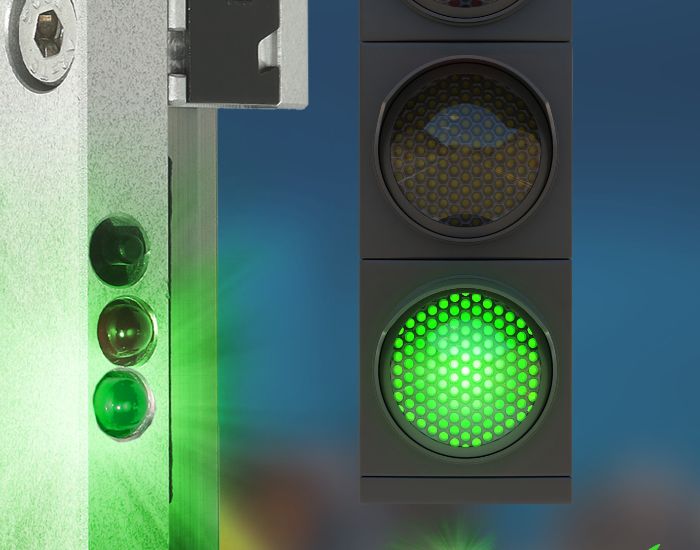 Traffic Light Rigen Maintenance according to the traffic light principle: smart drylin ...